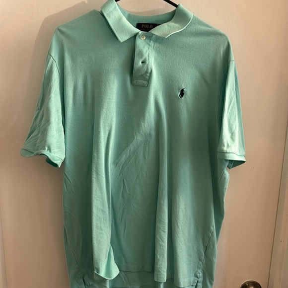 Turquoise Ralph Lauren Collared Polo Shirt - Size XL - Picture 1 of 4